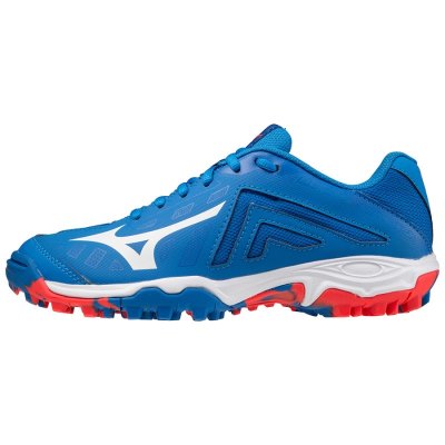 Zapatillas Hockey Mizuno WAVE LYNX Junior Hombre Azul Marino / Plateados / Azules - Chile M860ZSOFV